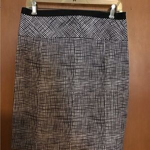 Express Design Studio Elegant Black and White Women's Skirt